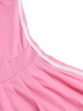 Summer Women Sleeveless Slim Fit Sports Dress