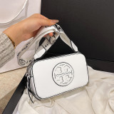 Women Strap Double Zipper Small Square Bag Shoulder Bag