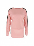 Women Casual Striped Bodycon Slim Fit Long-Sleeve Dress