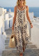 Women Holidays Casual Printed Bohemian Camisole Jumpsuit