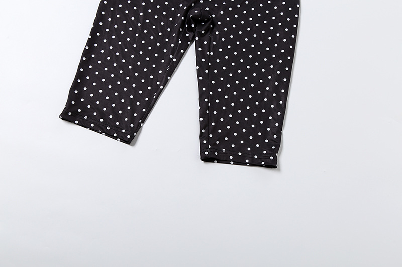 Polka Dot Halter Sleeveless Jumpsuit for Summer Events