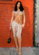 Women Summer Printed Sleeveless Bodysuit and Shorts Two Pieces