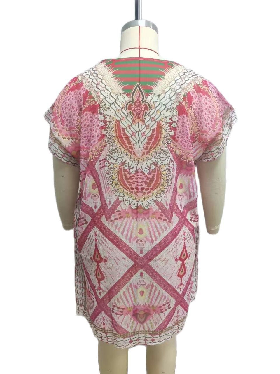 Bohemian Loose Chiffon Cover-Up for Summer Beach Casual