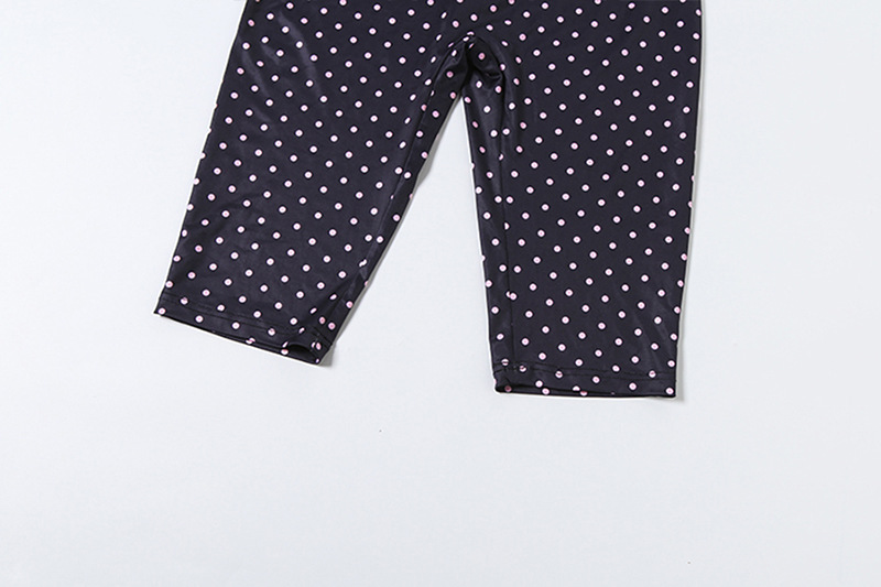 Polka Dot Halter Sleeveless Jumpsuit for Summer Events