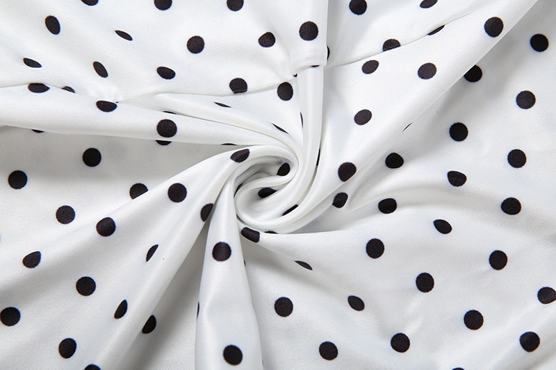 Polka Dot Halter Sleeveless Jumpsuit for Summer Events