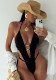 Women Summer Holidays Sexy Backless One Piece Swimwear