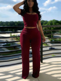 Women Short Sleeve Top and Pant Casual Two Pieces