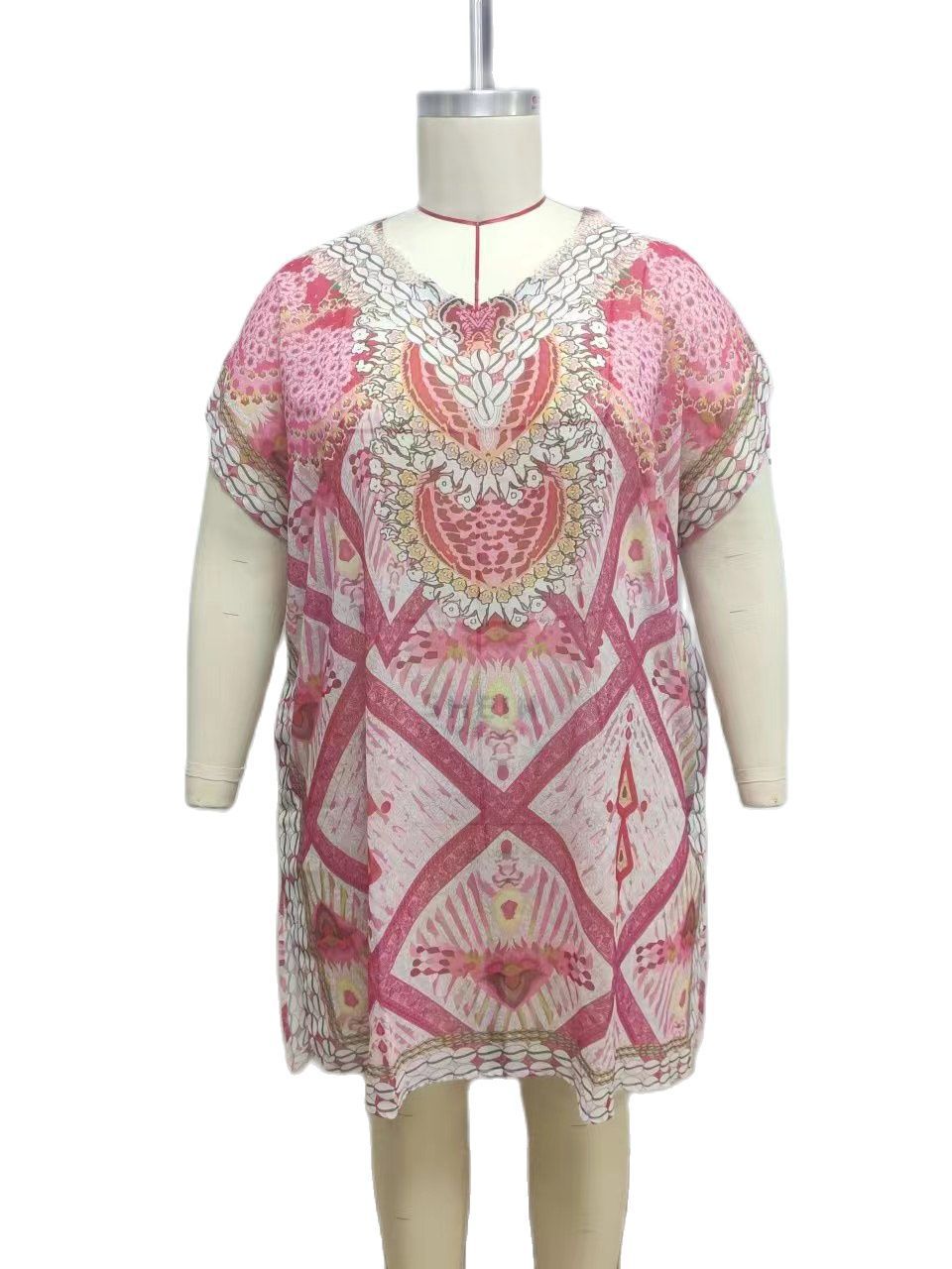 Bohemian Loose Chiffon Cover-Up for Summer Beach Casual
