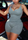 Women Camisole Sexy One Piece Ribbed V Neck Casual Jumpsuit