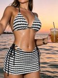 Women Sexy Lace-Up Two Pieces Swimwear