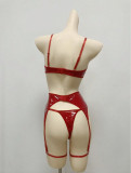 Lingerie Women Sexy Bikini Two-Piece Hollow Low Back Bra Panty Set