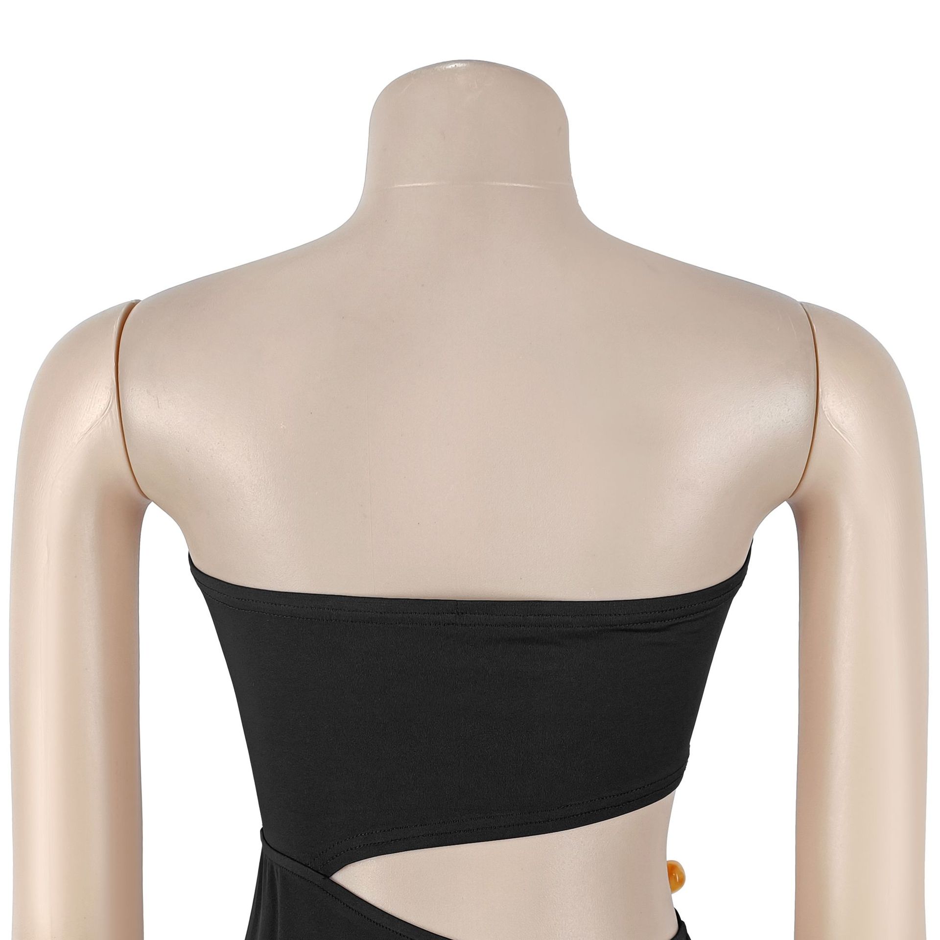 Strapless Low Back Bodycon Dress for Evening Clubwear