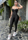 Women Strapless Tight Fitting Sexy Low Back Jumpsuit