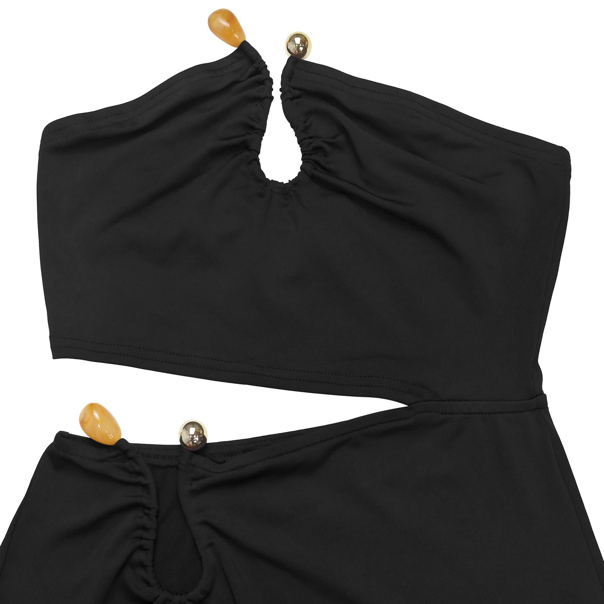 Strapless Low Back Bodycon Dress for Evening Clubwear