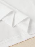 Women Summer Letter Print Loose Round Neck Short Sleeve T-Shirt
