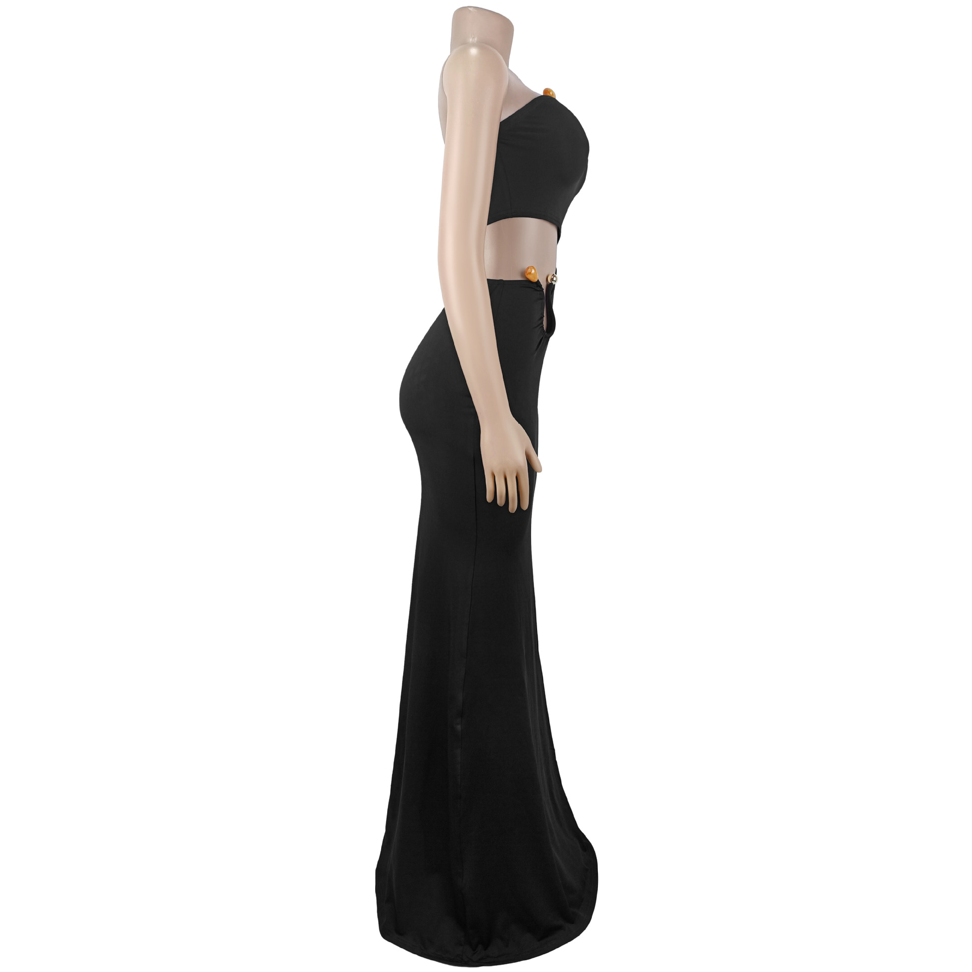 Strapless Low Back Bodycon Dress for Evening Clubwear