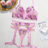 Sexy Lingerie Women Mesh See-Through Lace Fashion Erotic Set