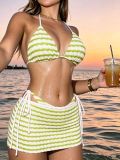 Women Sexy Lace-Up Two Pieces Swimwear