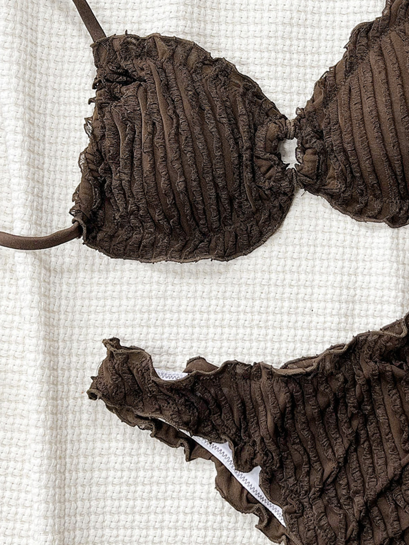 Lace Two-Piece Bikini Swimsuit for Summer Beachwear