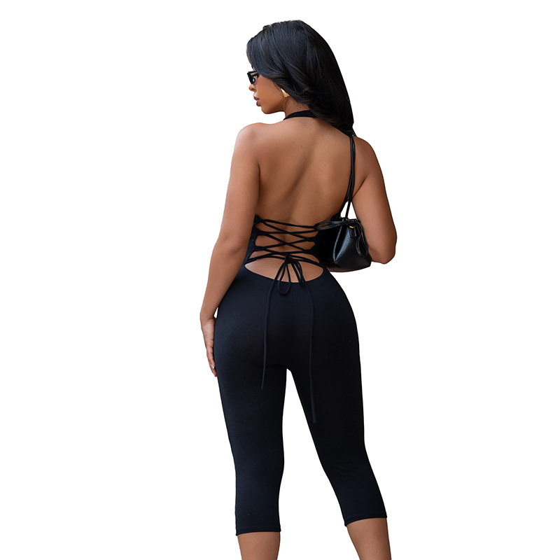 Polka Dot Capri Pants for Summer Casual Wear