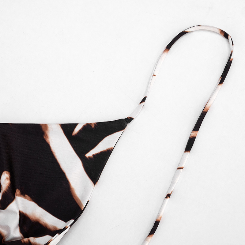 Polka Dot One-Shoulder Tie Asymmetrical Dress for Summer
