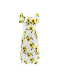 Women Holidays Casual Print Spring Summer Short Sleeve Dress