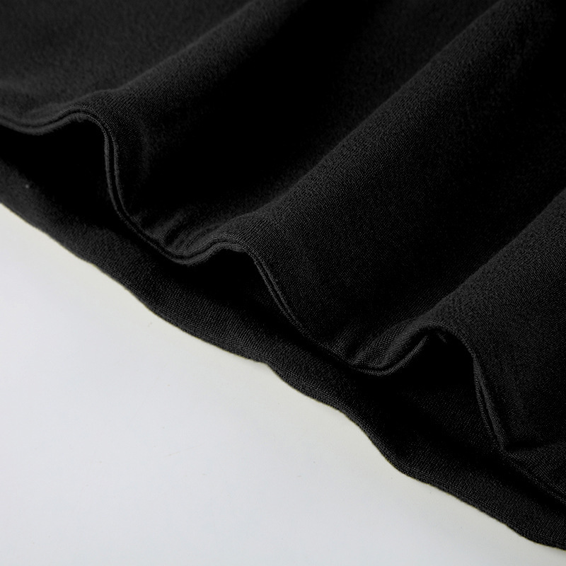 High-Waist Rolled Stretch Denim Shorts for Summer