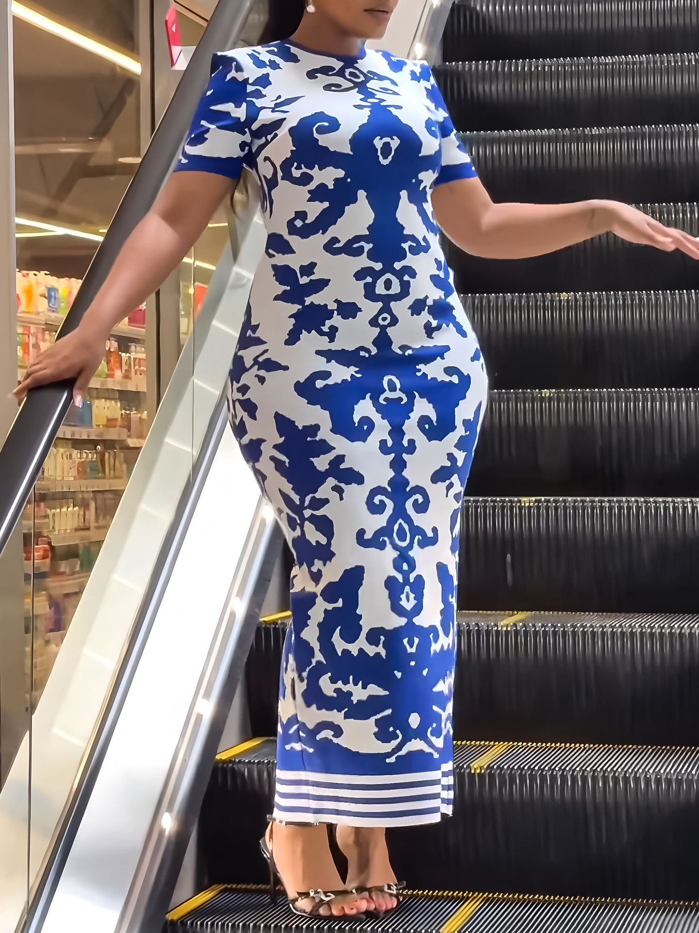 Polka Dot Lace-Up Capri Pants for Spring/Summer Casual