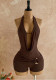 Women Casual Bohemian Halter Neck Backless Metal Beaded Jumpsuit