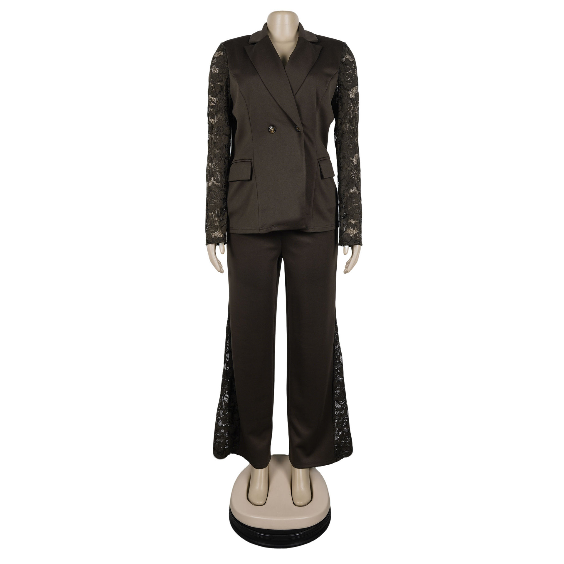 High-Waist Graffiti Washed Wide-Leg Denim Pants for Streetwear