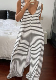 Women Summer Sexy Strapless Lace-Up Jumpsuit