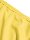 Women Sexy One Shoulder Strapless Top & Split Skirt Two Piece Set