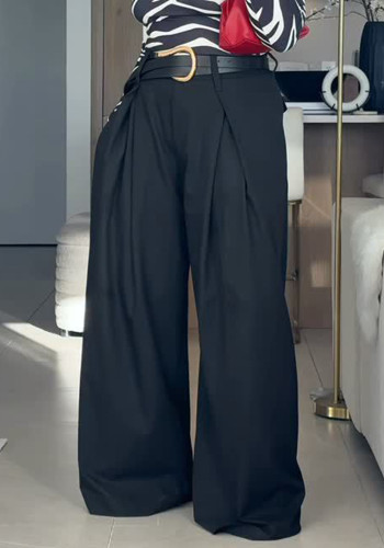 Women's Elastic Waist Straight Leg Pants