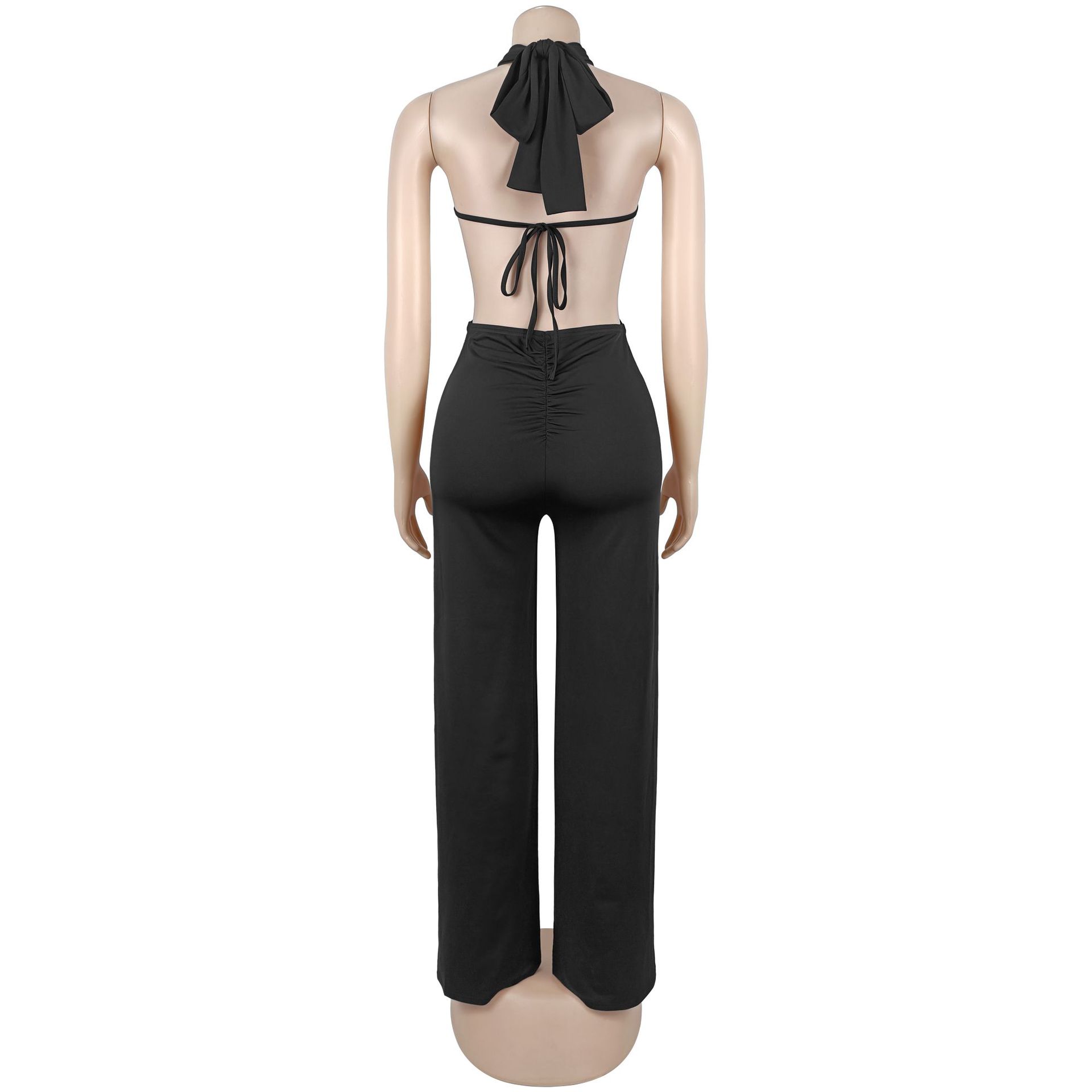 Polka Dot Jumpsuit for Spring Casual Wear