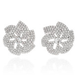 Women Full Rhinestone Floral Water Diamond Breast Pasties Sexy Lingerie Nipple Covers