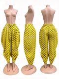Women Print Casual Print Ankle-Length Bud Wide Leg Pants