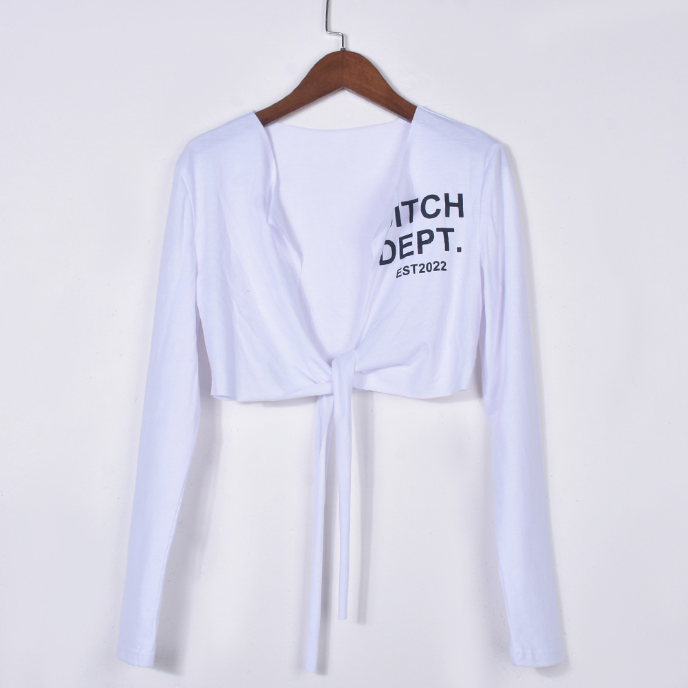 Slim-Fit Letter Print T-Shirt for Summer Casual Streetwear