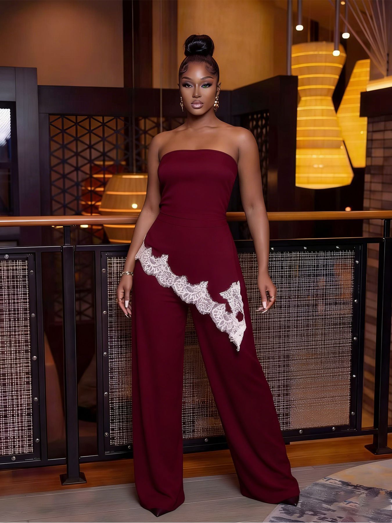 Off-Shoulder Long Sleeve Maxi Dress for Evening Events