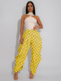 Women Print Casual Print Ankle-Length Bud Wide Leg Pants