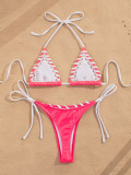Women Sexy Lace-Up Bikini Beach Holidays Swimwear