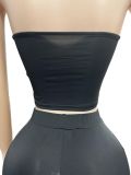Women Print Tank Top Long Pants Two-Piece Set