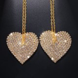 Women Heart Print Sexy Lingerie Multi-Layer Rhinestone Body Chain