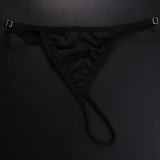 Women Mesh Rhinestone Underwear Sexy Body Chain