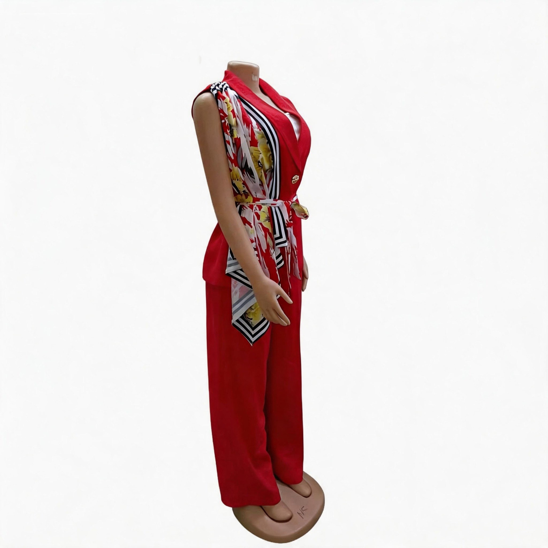 Hollow-Out Slit Lace-Up Slip Dress for Intimate Sleepwear