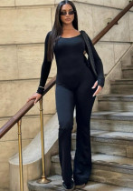 Women Long Sleeve Backless Sexy Bodycon Jumpsuit Women Long Sleeve Backless Sexy Bodycon Jumpsuit