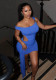 Women Sexy Slash Shoulder Spaghetti Strap Hollow Out Ribbon Bodycon Dress