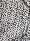 Plus Size Women Long Sleeve Printed Turndown Collar Shirt Dress