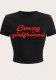 Women Street Printed Cropped T-Shirt Top
