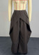 Summer Women High Waist Slim Fit Draped Wide Leg Casual Pants
