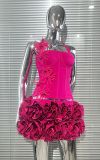 Women Halter Neck Top and Bud Skirt Two-Piece Set